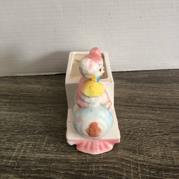 1960s Relpo Teddy with Train Baby Planter - Picture 5 of 15